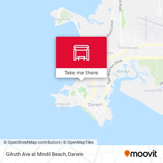 Gilruth Ave at Mindil Beach map