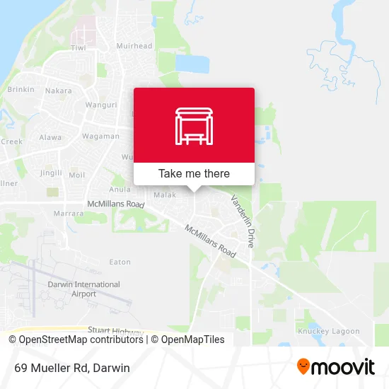 Mapa 69 Mueller Rd