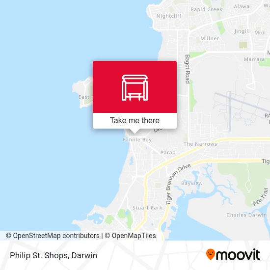 Mapa Philip St. Shops