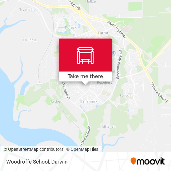 Woodroffe School map