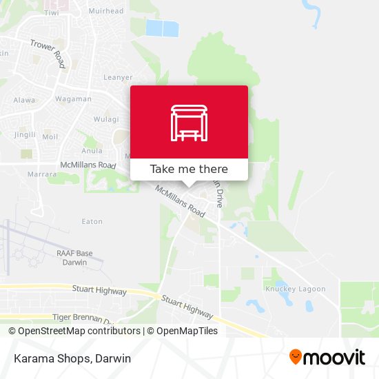 Karama Shops map