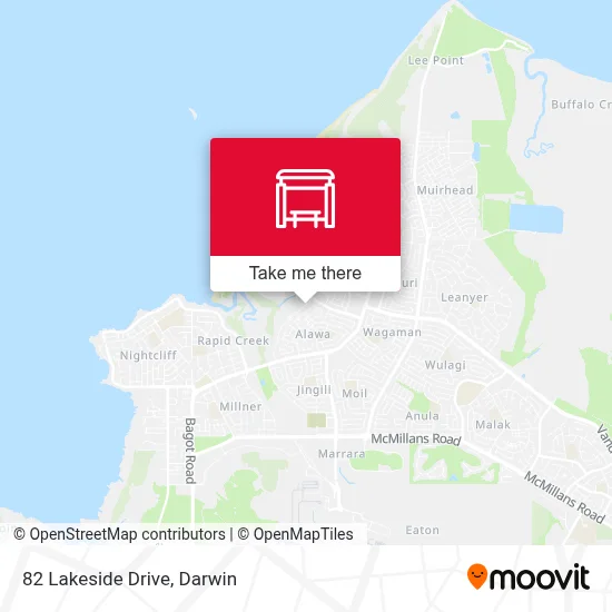 Mapa 82 Lakeside Drive