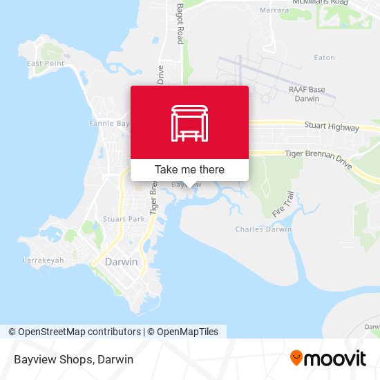 Bayview Shops map