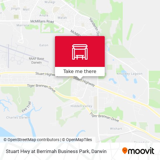 Stuart Hwy at Berrimah Business Park map
