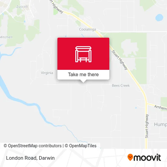Mapa London Road