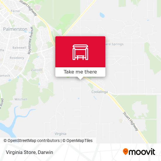 Virginia Store map