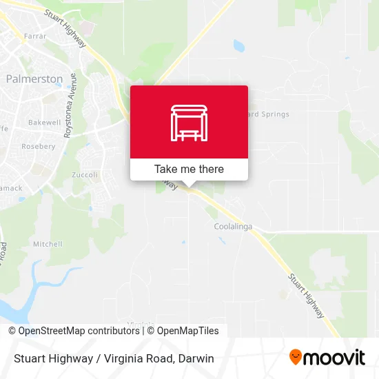 Mapa Stuart Highway / Virginia Road