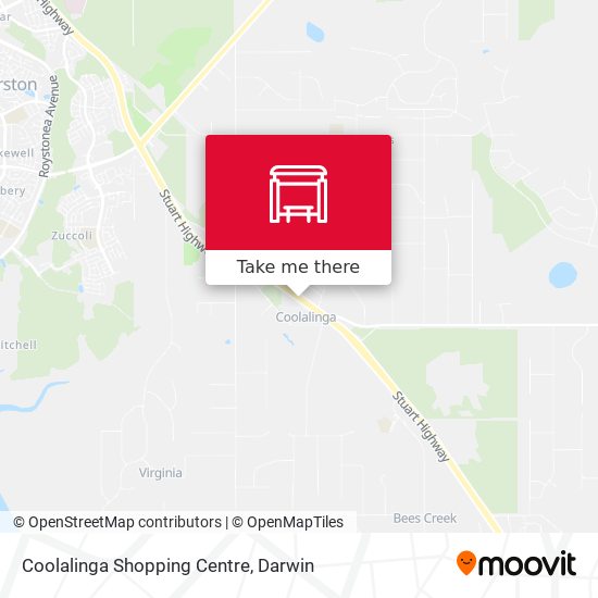 Mapa Coolalinga Shopping Centre