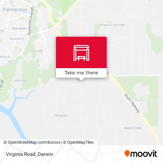 Virginia Road map