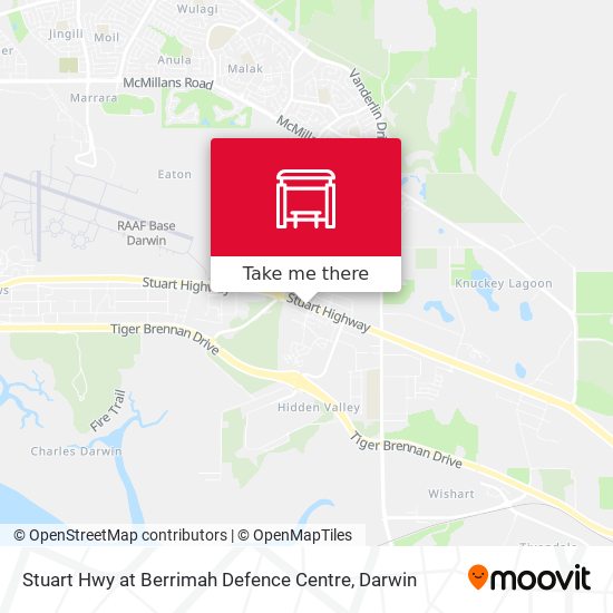 Stuart Hwy at Berrimah Defence Centre map