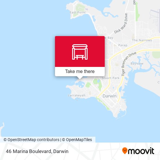 46 Marina Boulevard map