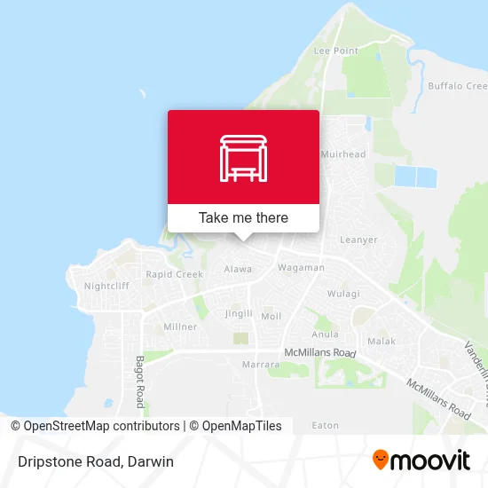Mapa Dripstone Road