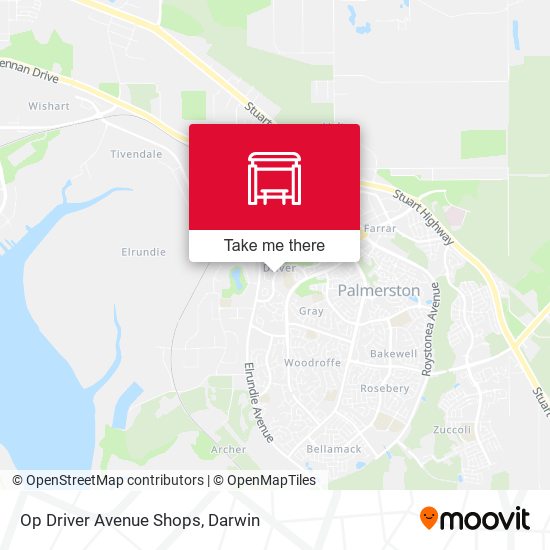 Mapa Op Driver Avenue Shops