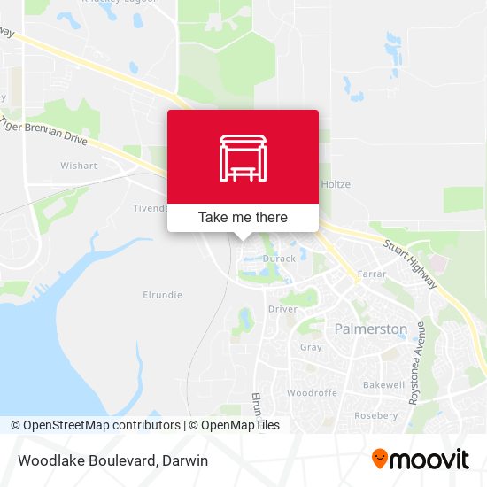 Woodlake Boulevard map