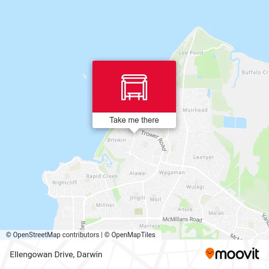 Mapa Ellengowan Drive