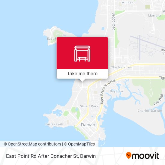 East Point Rd After Conacher St map