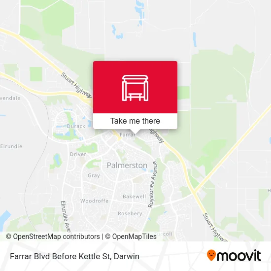 Farrar Blvd Before Kettle St map