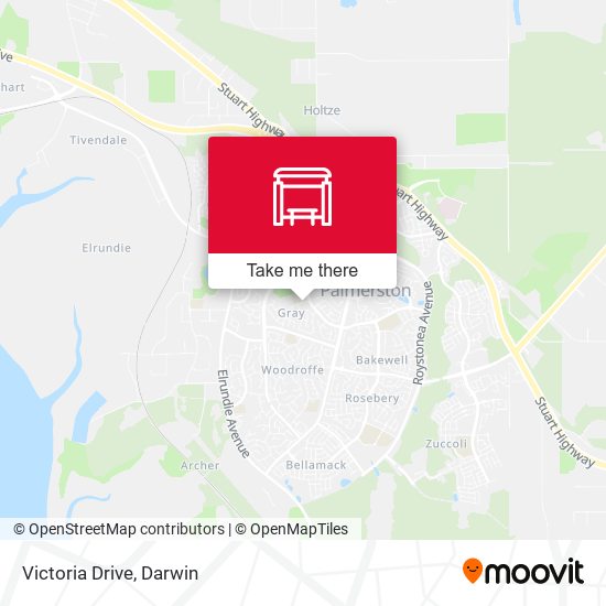 Victoria Drive map