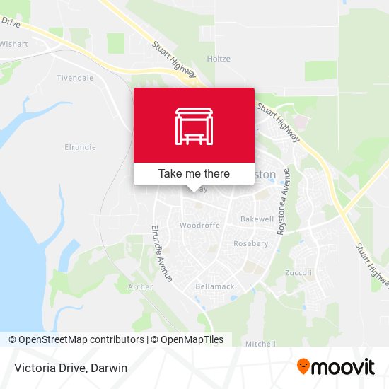 Victoria Drive map