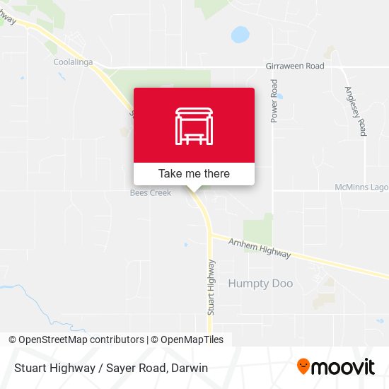Stuart Highway / Sayer Road map