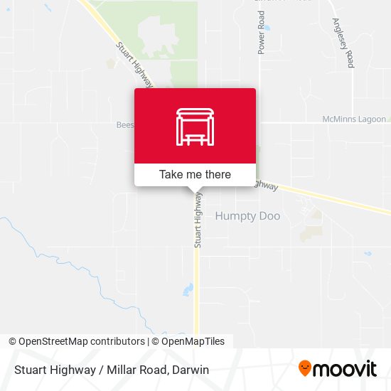 Stuart Highway / Millar Road map