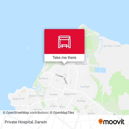 Private Hospital map