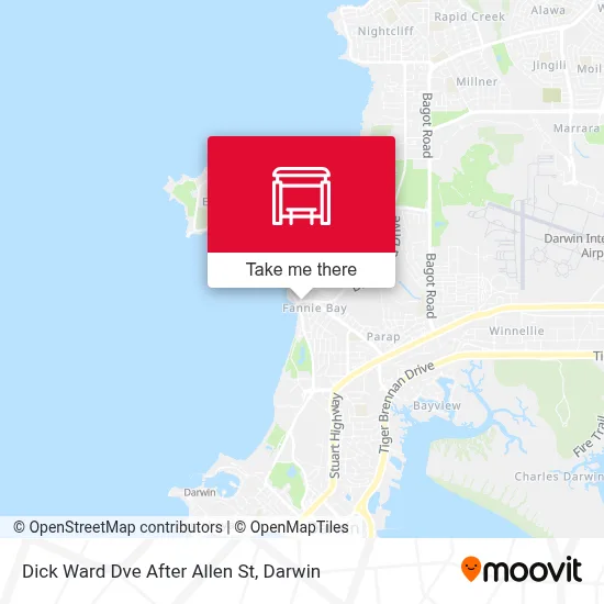 Mapa Dick Ward Dve After Allen St