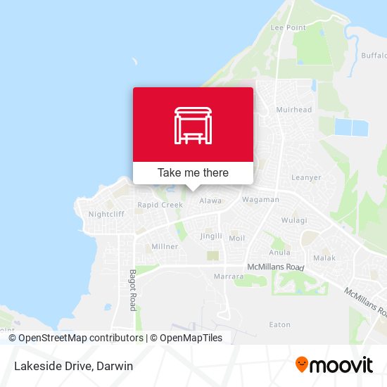 Lakeside Drive map