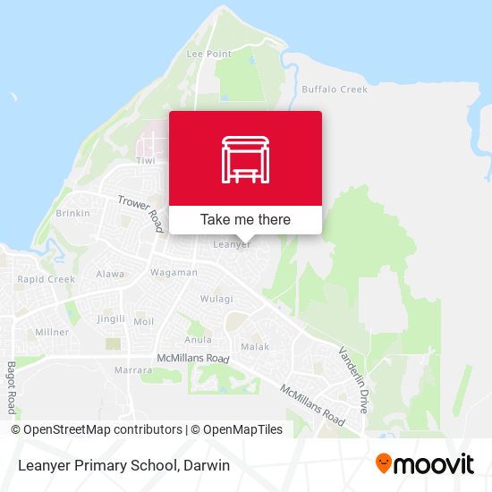 Mapa Leanyer Primary School