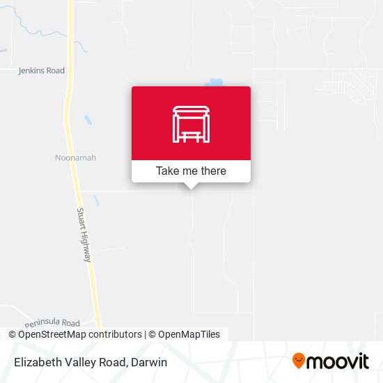 Elizabeth Valley Road map