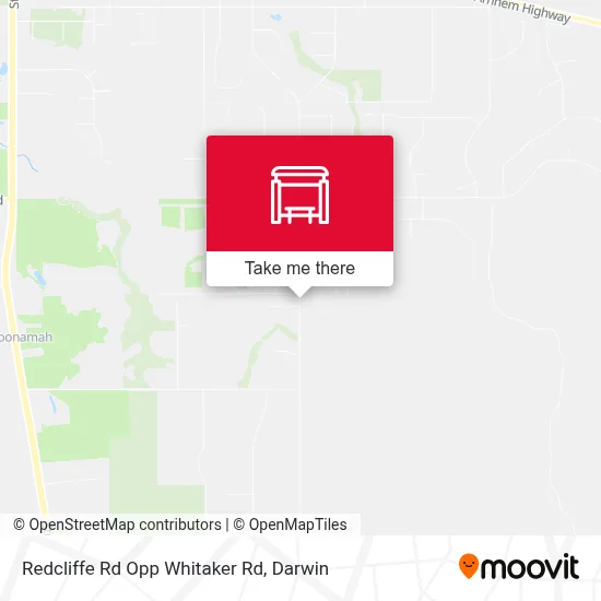 Mapa Redcliffe Rd Opp Whitaker Rd