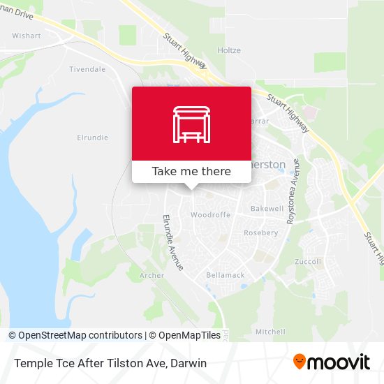 Temple Tce After Tilston Ave map