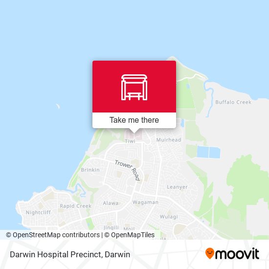 Darwin Hospital Precinct map