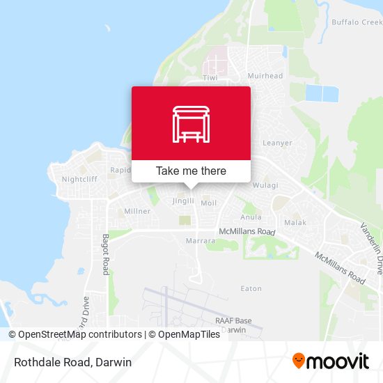 Rothdale Road map