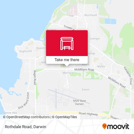 Rothdale Road map