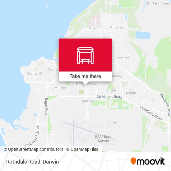 Rothdale Road map