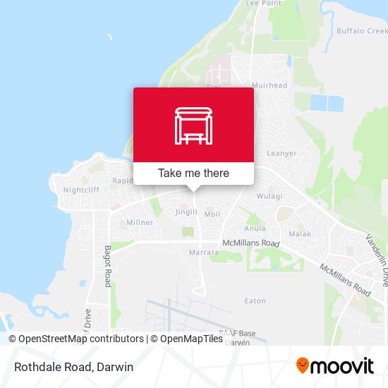 Rothdale Road map