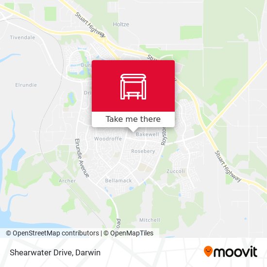 Shearwater Drive map