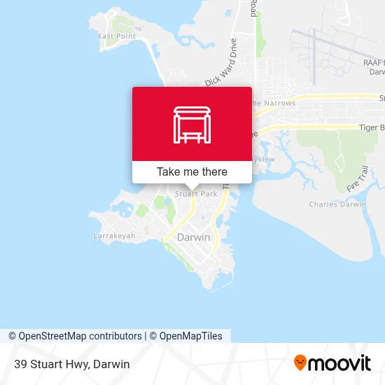 Mapa 39 Stuart Hwy