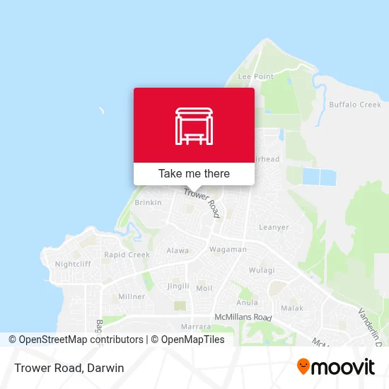 Mapa Trower Road