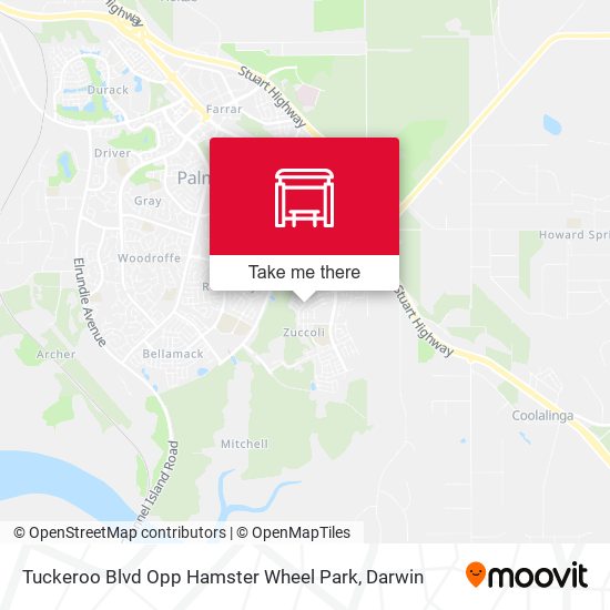 Tuckeroo Blvd Opp Hamster Wheel Park map