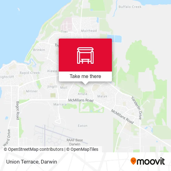 Union Terrace map