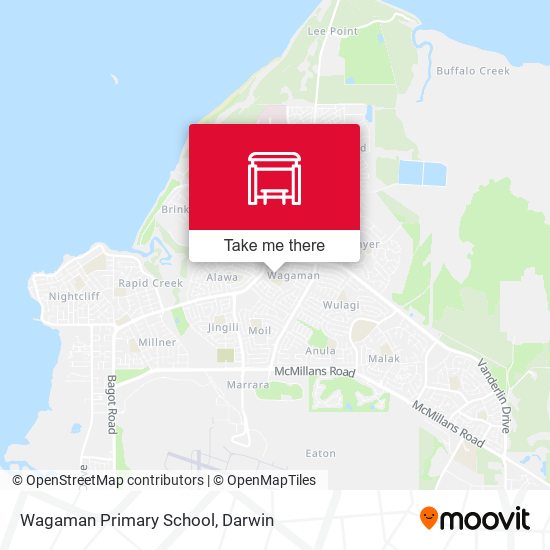 Wagaman Primary School map