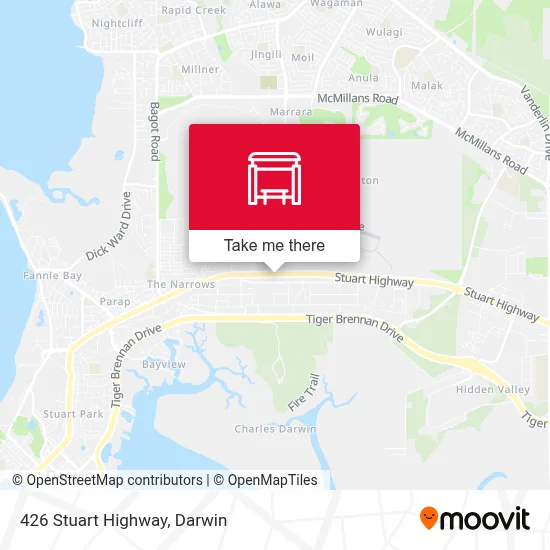 Mapa 426 Stuart Highway