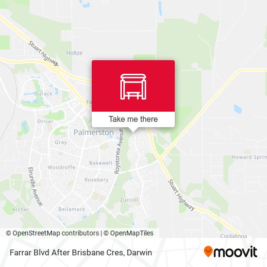 Farrar Blvd After Brisbane Cres map