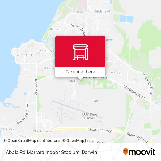 Abala Rd Marrara Indoor Stadium map