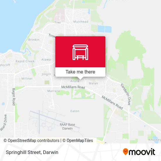 Mapa Springhill Street