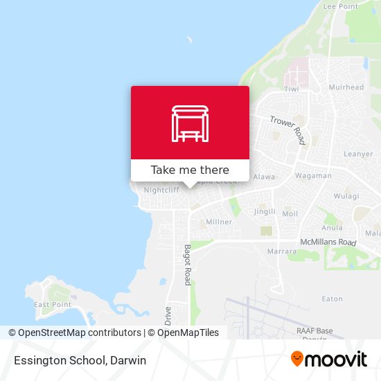 Essington School map