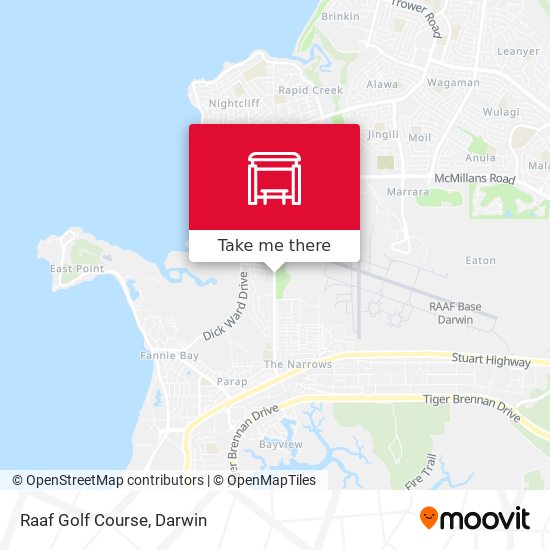 Raaf Golf Course map