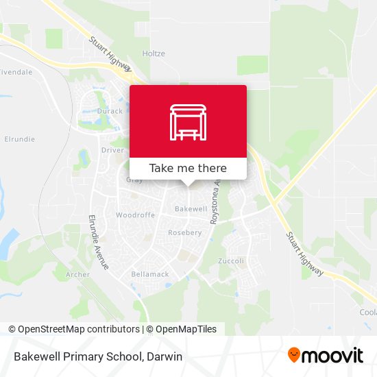 Mapa Bakewell Primary School